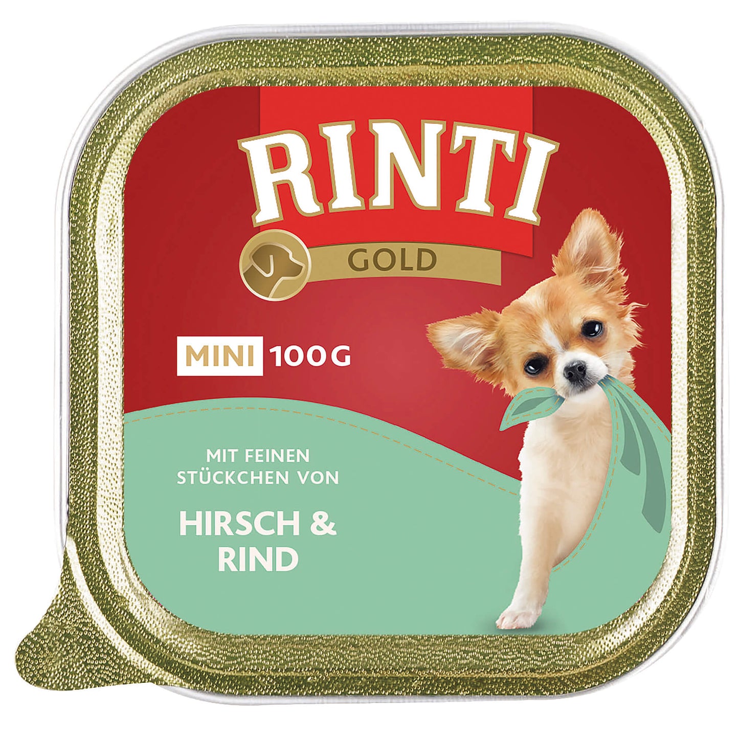 Hund Nassfutter "Gold Mini" Hirsch/Rind